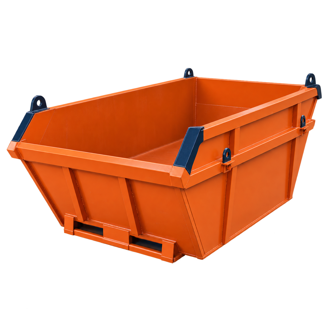 Orange builder's skip